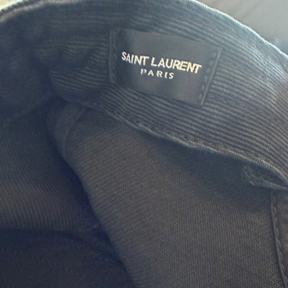 Saint Laurent
YSL Washed Denim Baseball Hat - Picture 4 of 9